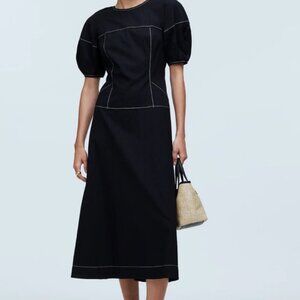 Madewell Balloon Sleeve Dress New With Tags